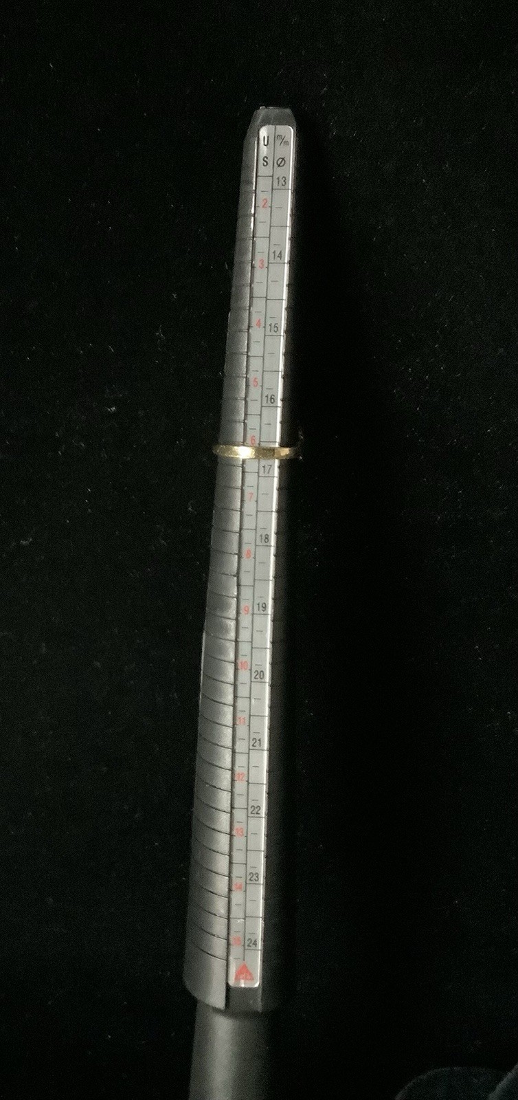 Camrose & Kross JBK Jacqueline Kennedy Vermeil Simulated Blue Sapphire Ring Sz 6