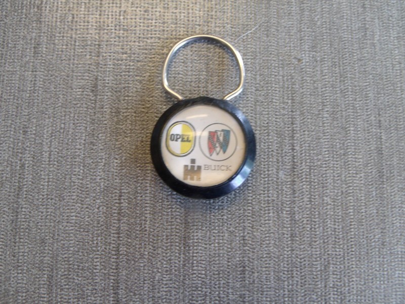 VINTAGE BUICK OPEL IHC TRUCKS BLACK KEYCHAIN