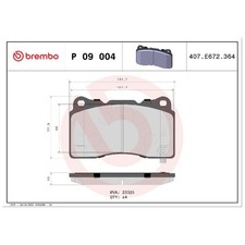 Satz Bremsbeläge Bremsklötze vorne für Honda Civic IX FK | 24066805
