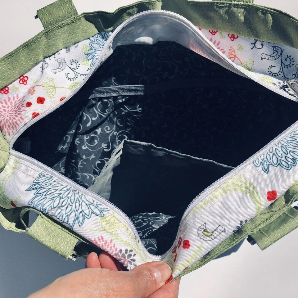 Bolso High Sierra Pañal Grande Ligero Cierra al Hombro con Cremallera Verde Foto 4 de 4