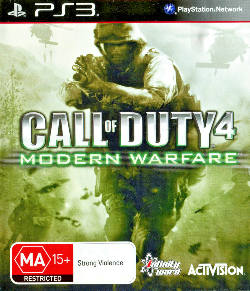 PS3 Game Call of Duty 4 Modern Warfare PlayStation 3  (AUS)