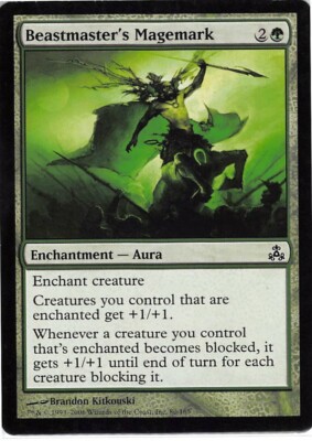 Beastmaster's Magemark *PLAYSET* Magic MtG x4 Guildpact MP