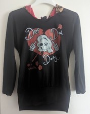 Women's Demi Loon 'Drop Dead Darling' Black Hoodie (BNWOT)