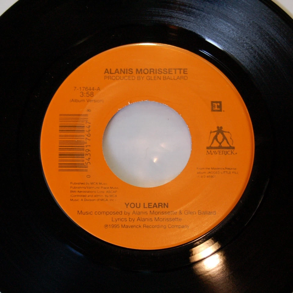 Alanis Morissette - You Learn / You Oughta Know 45 MINT UNPLAYED 1996 Foto 3 de 4