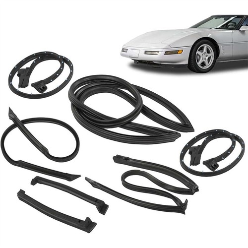 Weather Strip Seal Full Weatherstrip Kit For Corvette C4 Coupe 5.7L 1984-1989 US - Bild 2 von 9