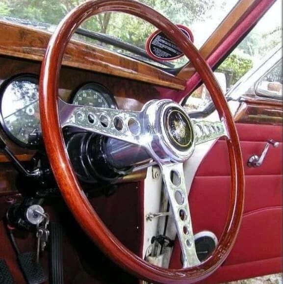 Adaptador de empuje de bocina de aleación para volante Jaguar E-Type XKE MK2, tipo S, XJ6 S1,420 Foto 2 de 3