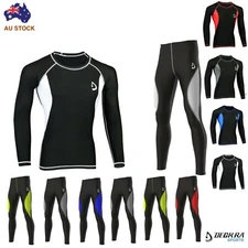Mens Skin Fit Tights Thermal Compression Baselayer Gym Yoga Running Active Tight