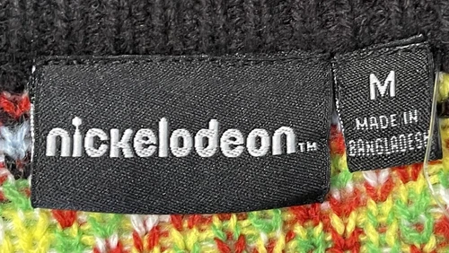 SpongeBob SquarePants Nick 90s Ugly Christmas Sweater Men’s Medium NWT