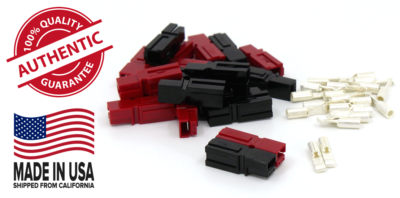 Coppia Di Connettori Per Batteria Calibro 6-10 Da 50 A, Connettori Anderson Per Batteria A - Foto 2