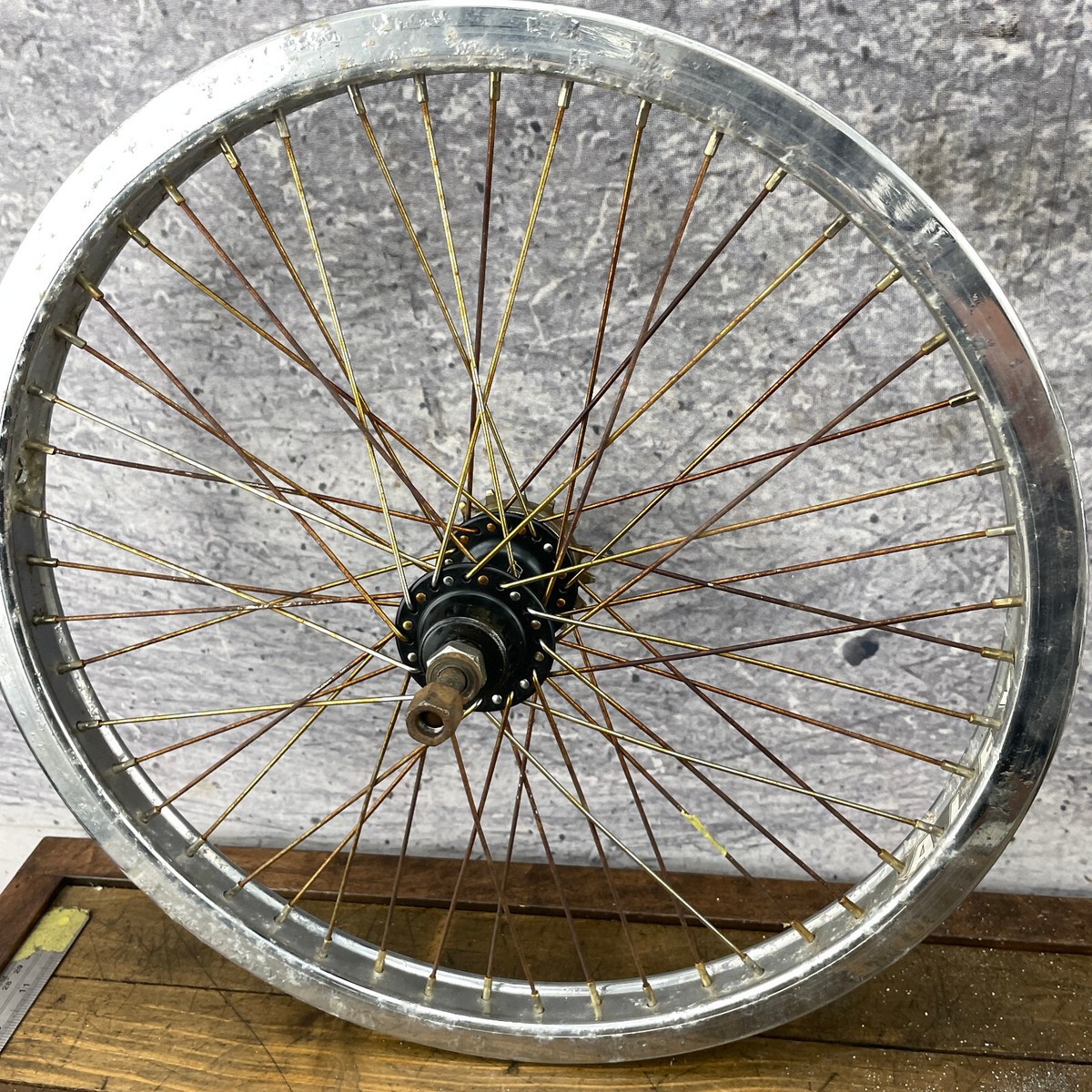 Roue Avant BMX Old School GT Race Lace / Sun Mistral – 20 Pouces, 36 Trous, Années 90