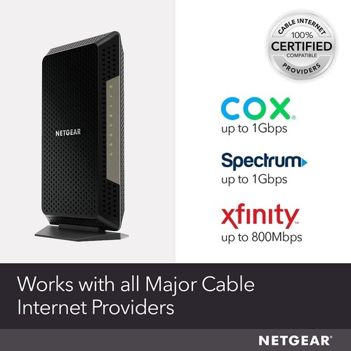 High-Speed Nighthawk Cable Modem for Xfinity, Spectrum & Cox - 2Gbps Performance - Picture 5 of 8