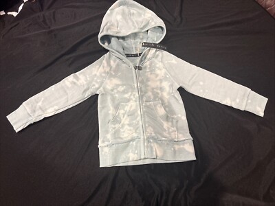 Miki Miette (Nordstrom) Blue Tie Dye Full Zip Hoodie Size 18 Months NWT