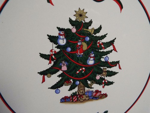 Christmas Tree Wood Trivet W/Porcelain Tile ~ 6 3/4" x 6 3/4" Made in Japan - Picture 3 of 5