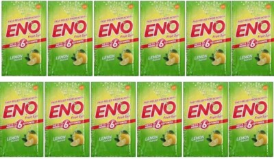 ENO Lemon Multipack Digestive Fruit Salt ( 5g x 12 Sachets ) reduce acidity 2027