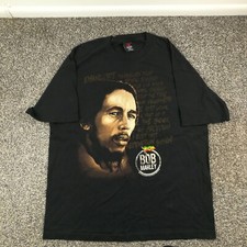 Vintage Bob Marley T-Shirt 2007 Redemption Song Zion Rootswear Mens XL