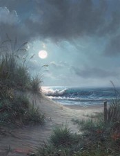 Ceramic Backsplash Tile Mural Beach Scene Kitchen/Bathroom/Shower - Luna De Amor