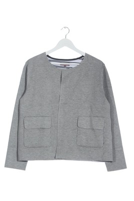 LIEBLINGSSTüCK Sweatjacke Damen Gr. DE 44 hellgrau Casual-Look