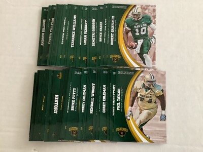 2016 Panini Collegiate Multi Sport BAYLOR Complete Set 1-49