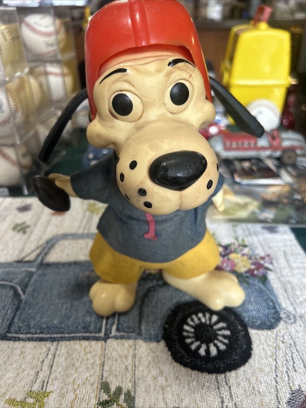 Royalty Industries Coin Bank Football Player Dog 9.5" Height Vintage 1971