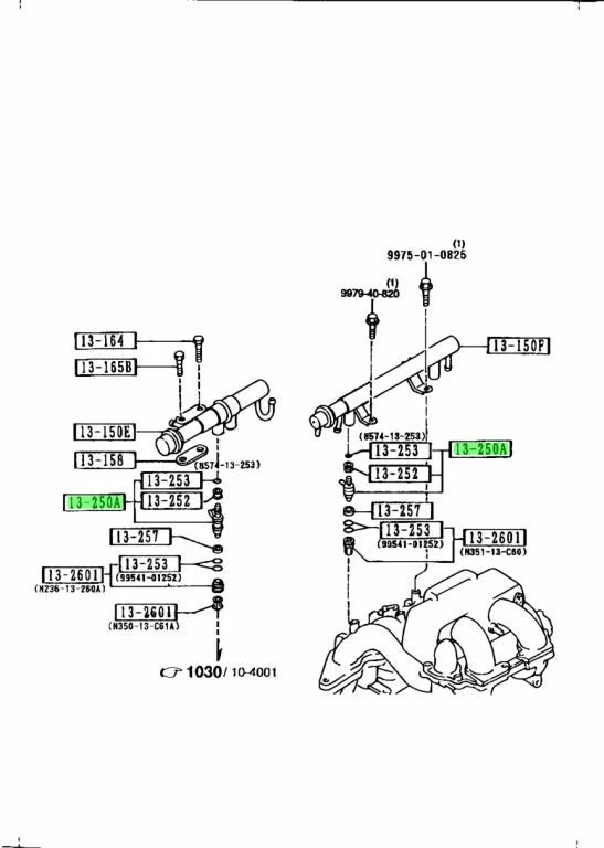 Inyector de combustible genuino MAZDA RX-7 RX7 TURBO FC3S 1989-1991 N370-13-250 OEM Foto 2 de 2