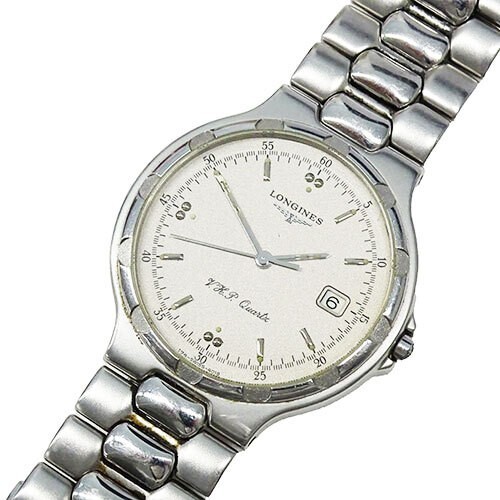 LongINES Conquest VHP 4018 Silver Dial Mens Quartz Watch Exc+5 Condition  