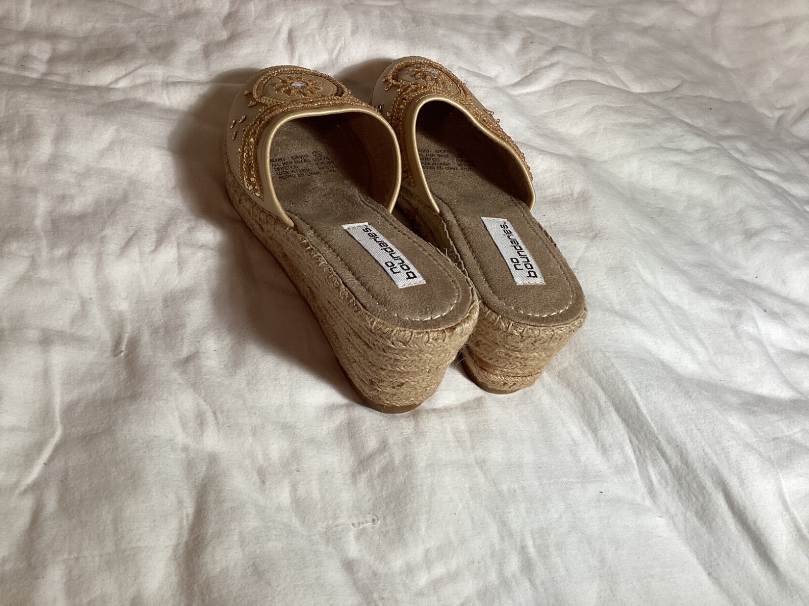 PANTOFOLA D’ORO no bounds ciabatte donna zeppa sandalo oro abbagliato slip on scarpe punta chiusa