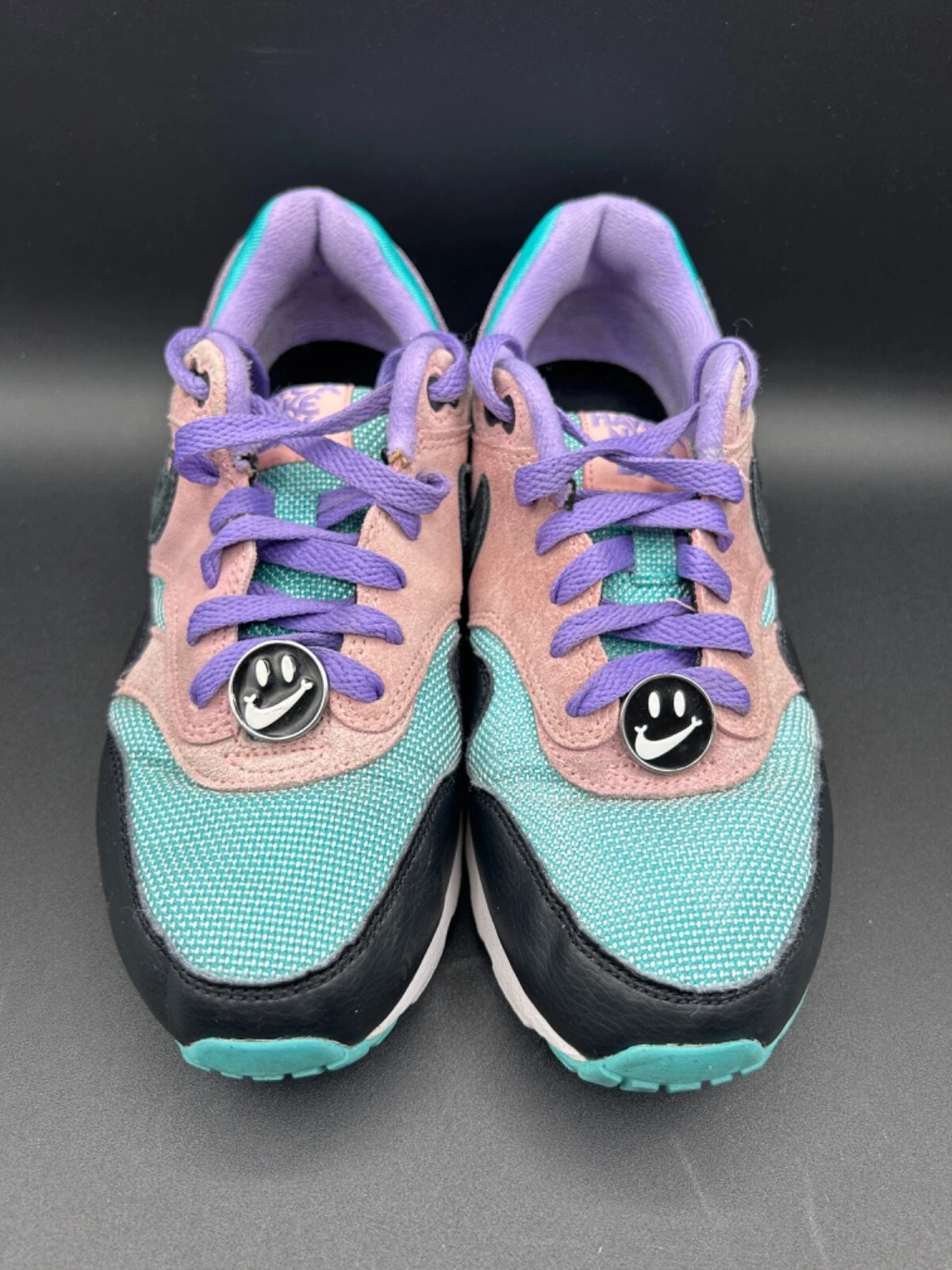 Nike Ragazze Air Max 1 Have A Nike Day Viola BQ7213 001 Low Top Lacci 5 5 anni