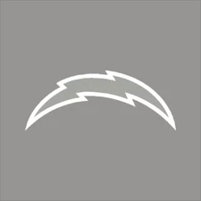 Los Angeles Chargers #13 NFL Team Logo 1 Color Vinyl Decal Sticker Window Wall