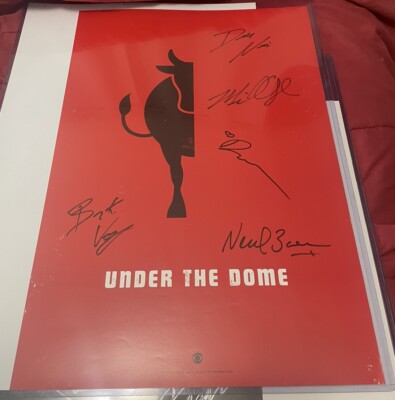 Under the Dome Autographed SDCC 16x20 Poster Rachelle Lefevre Mike Vogel +3