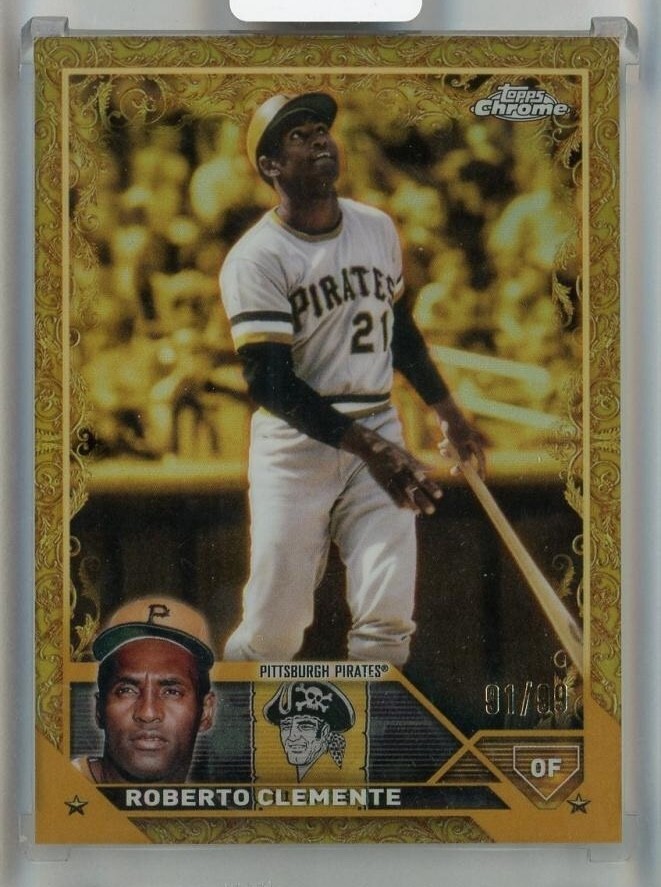 Roberto Clemente 2023 Topps Gilded Collection #21 Pittsburgh Pirates 91/99