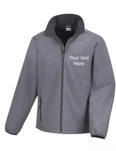 Personalised Softshell Jackets Fleece Inner Custom Printed Embroidery Logo Ebay