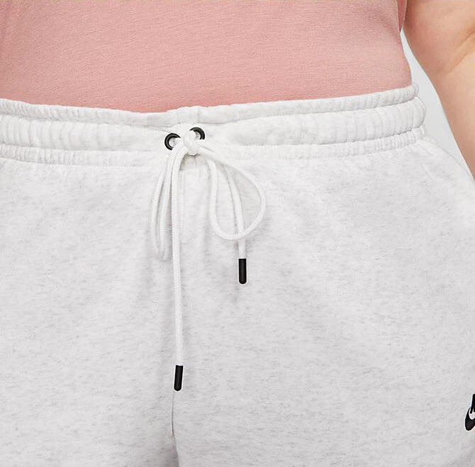 Nike women's sportswear essential fleece pants birch heather hot sale