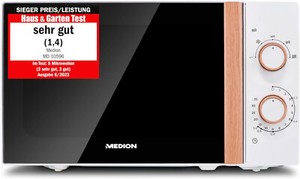 MEDION MD 10596 700W Mikrowelle - Holzoptik