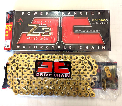 525-112 Z3 X-ring GOLD Chain JT X1R CBR600RR DL1000 GSXR 600 SPEEDMASTER 800 NEW
