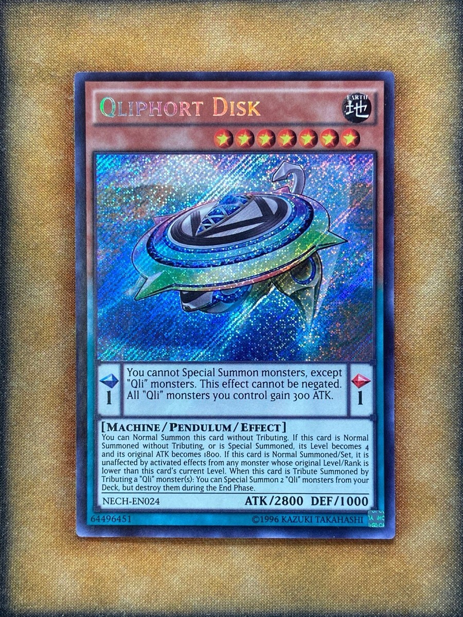 qli deck yugioh Amazon.com: YU-GI-OH! - Qliphort Disk (NECH-EN024) - The New Challengers -  1st Edition