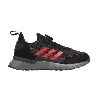adidas RapidaRun Boa K 'Black Red' FU7314