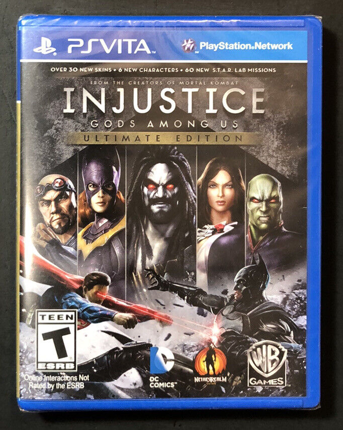 Injustice: Gods Among Us Ultimate Edition, Item, Box, and Manual