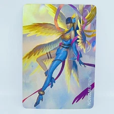 Digimon Rainbow Foil Holographic Character Art Card - Angewomon D