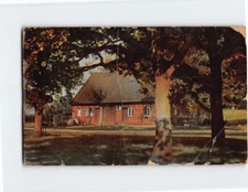 Postcard Rural Scene Season's Greetings Merry Christmas