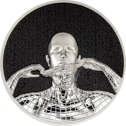 SECOND SKIN 1 oz. Silver Prof Coin $5 Cook Islands 2023