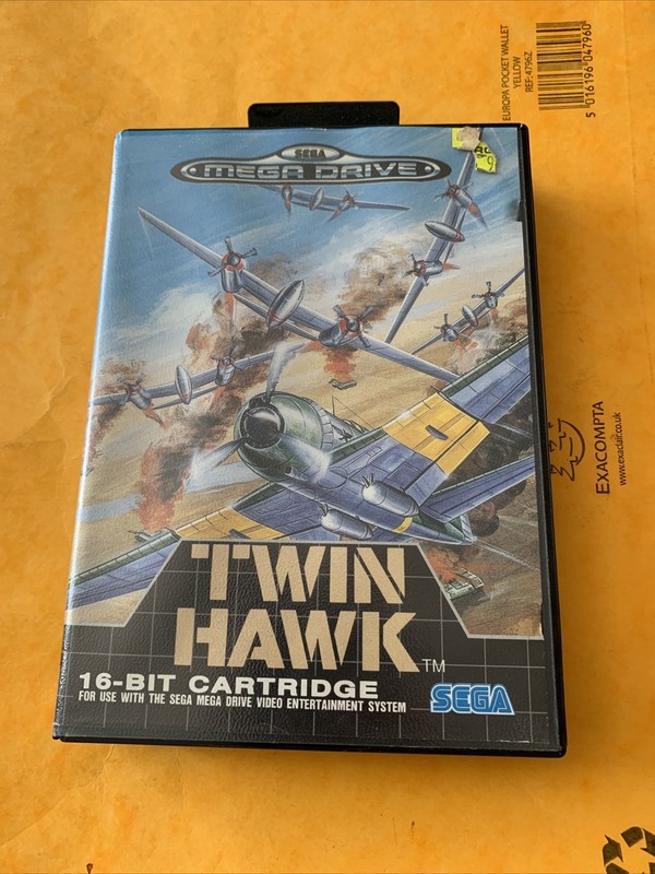 Twin Hawk Sega Megadrive PAL Boxed - Retro Very Rare - Mega drive vintage game