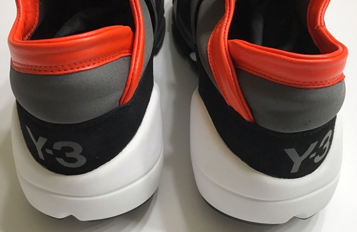 Size 9.5 - adidas Y-3 Future Low Charcoal Orange for sale Size 9.5 - adidas Y-3 Future Low Charcoal Orange for sale