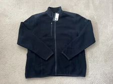 NWT Cutter & Buck Long Sleeve Full Zip Jacket Navy Blue  Mens Size XL
