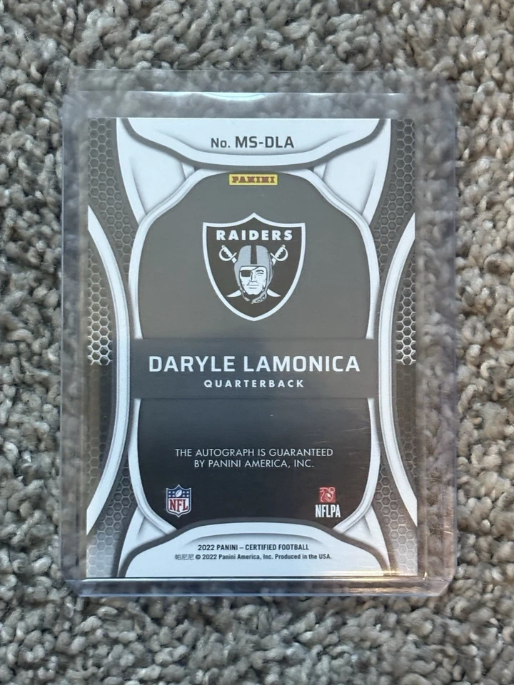 DARYLE LAMONICA 2022 TEAL MIRROR SIGNATURES AUTO /20 #MS-DLA - Image 2 of 2