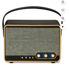 Large Wi-Fi Speaker with 360-Degree Directional Sound, Black