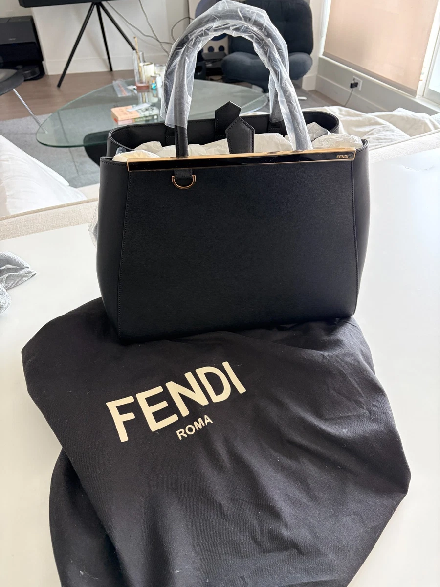 Fendi 2Jours Tote Black Bags & Handbags for Women for sale | eBay