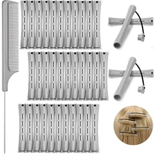 36 Pieces Cold Wave Rod Hair Perm Rods Hair Rollers Perming Curlers with Steel R