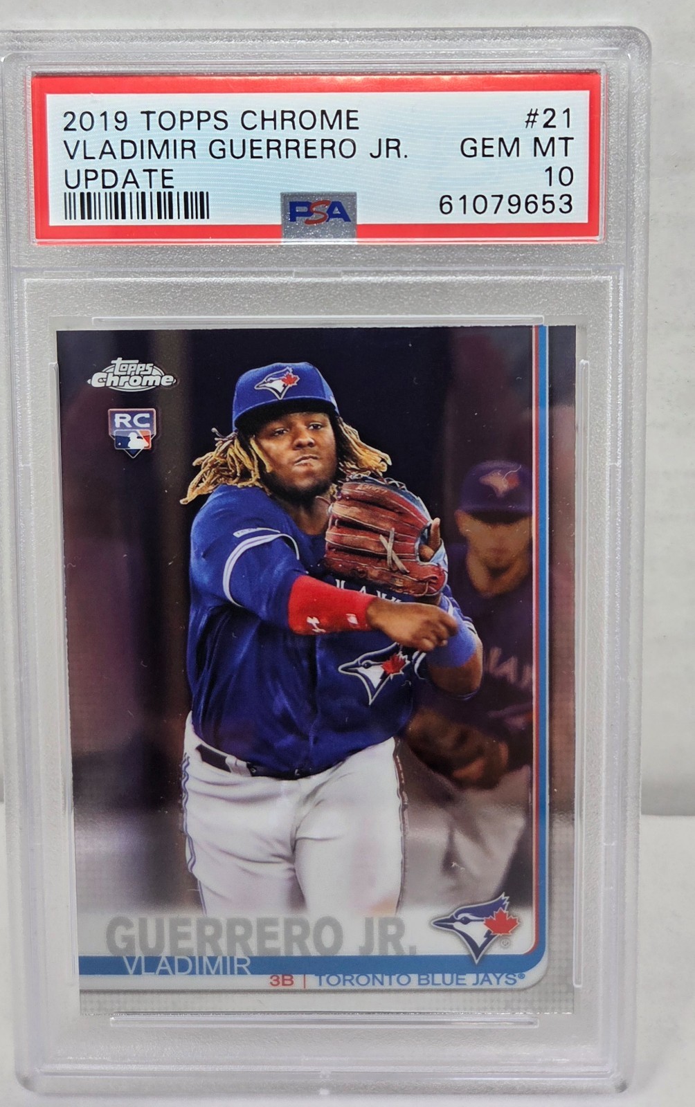 2019 Topps Chrome Update VLADIMIR GUERRERO JR PSA 10 GEM MINT view 1