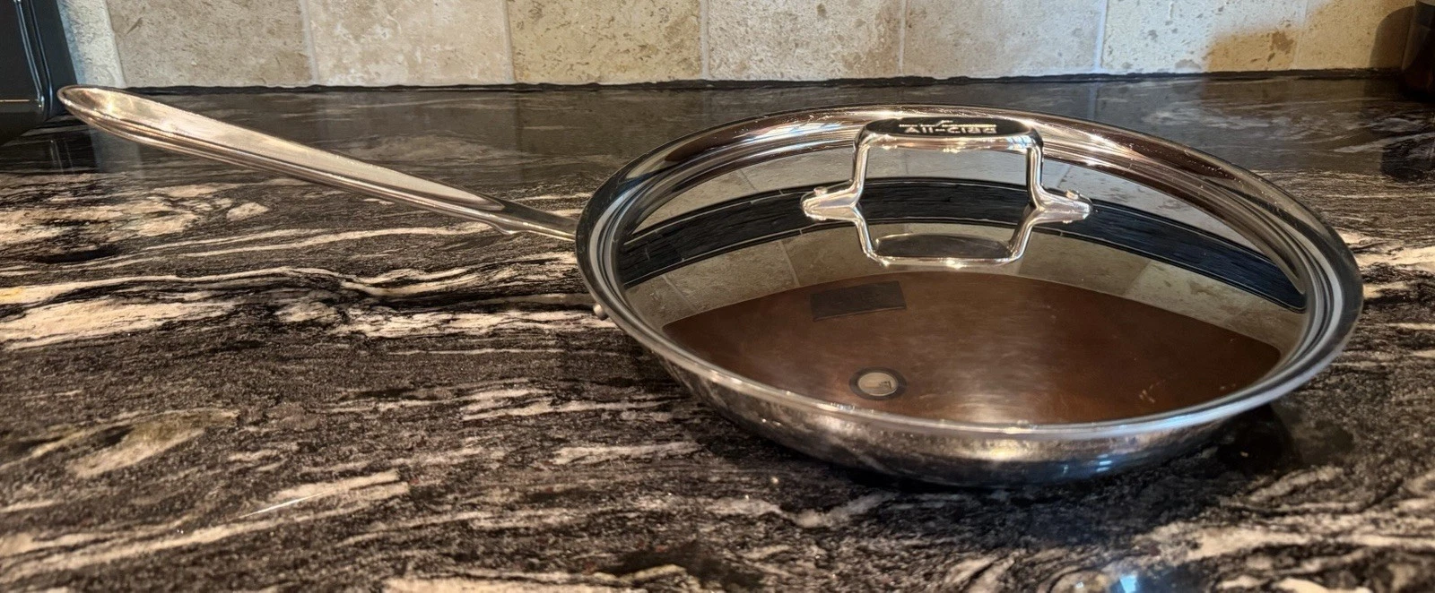 All-Clad d5 Stainless-Steel Nonstick Covered Frying Pan 12 inch