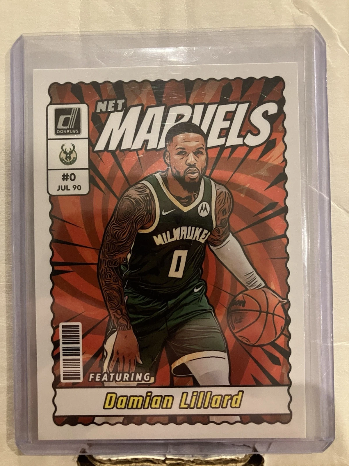 Damian Lillard trading card